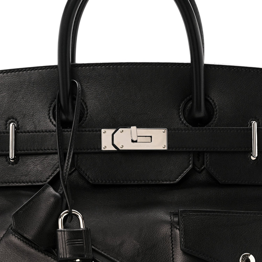 Veau Volupto Rock HAC Birkin 40 Black product image 8, provided for visual reference and product detail review