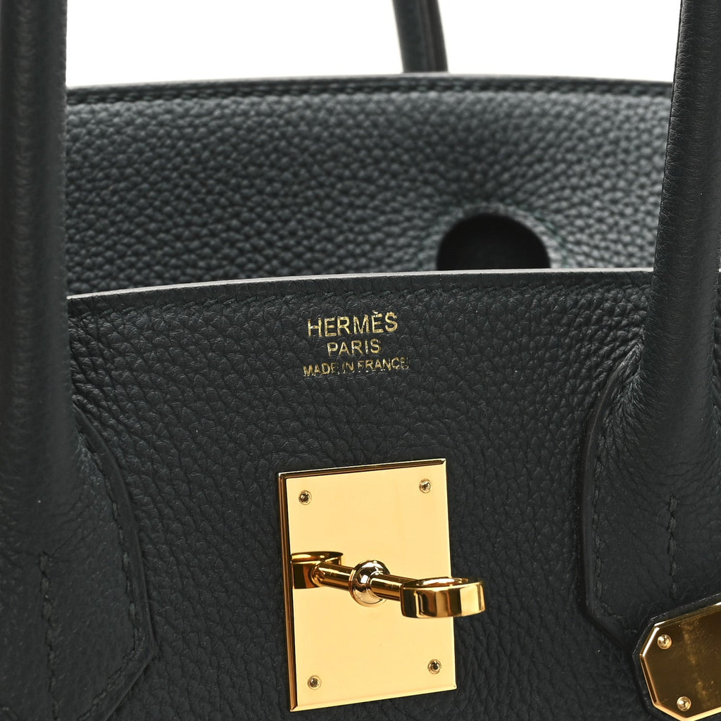 Togo Birkin 30 Vert Cypress product image 7, provided for visual reference and product detail review
