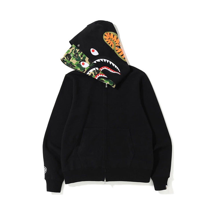 Bathing Ape Hoodie Camouflage Cardigan Men and Women Sweater Hoodie Coat product image 3, provided for visual reference and