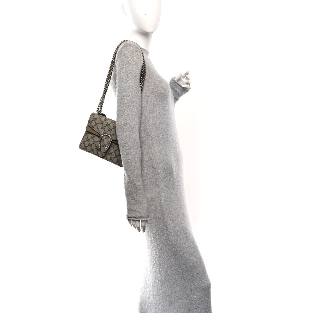 GG Supreme Monogram Mini Dionysus Shoulder Bag Taupe product image 2, provided for visual reference and product detail review