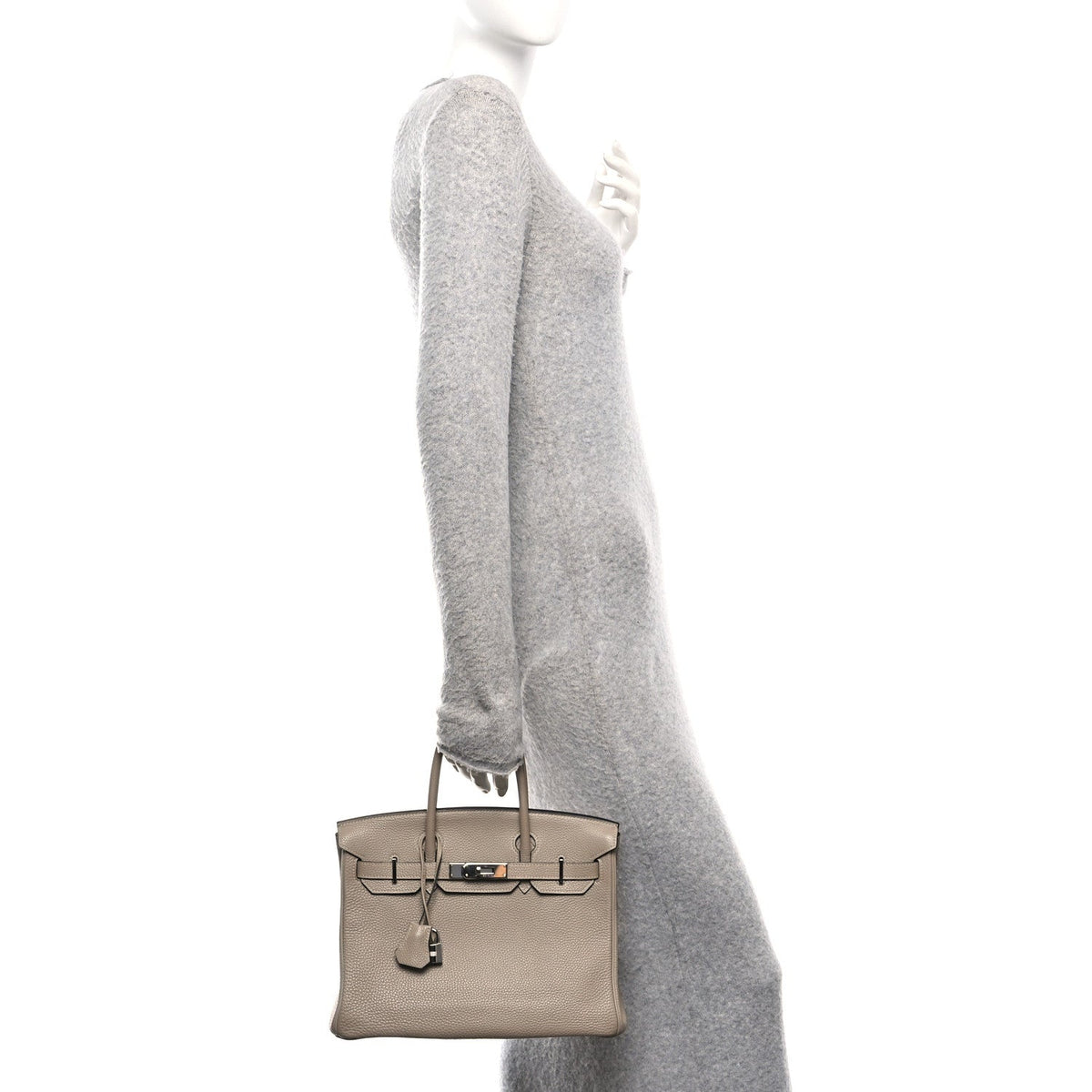 Togo Birkin 30 Gris Tourterelle product image 2, provided for visual reference and product detail review