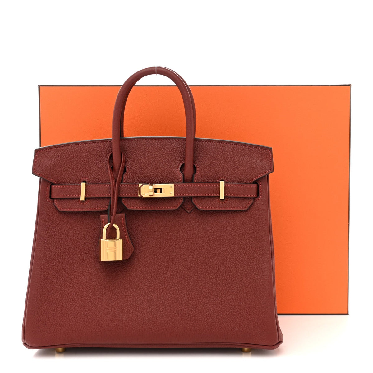 Togo Birkin 25 Rouge H product image 12, provided for visual reference and product detail review