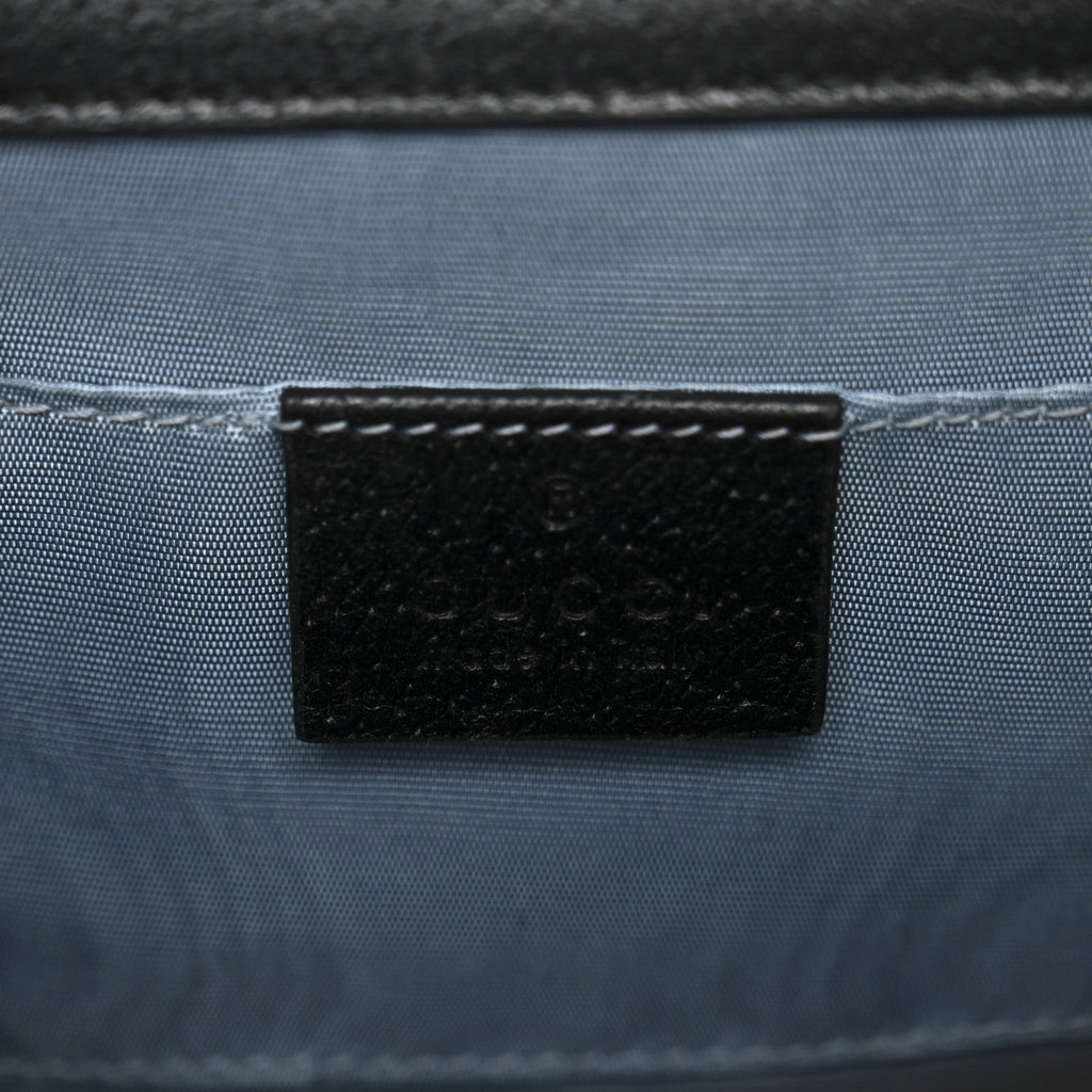 Grained Calfskin Bee Star Small Padlock Shoulder Bag Black product image 6, provided for visual reference and product detail