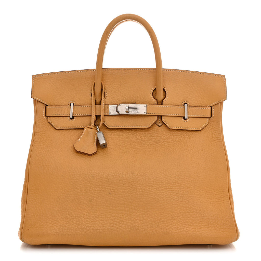 Taurillon Clemence HAC Birkin 32 Natural Sable product image 1, provided for visual reference and product detail review