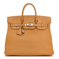 Taurillon Clemence HAC Birkin 32 Natural Sable product image 1, provided for visual reference and product detail review