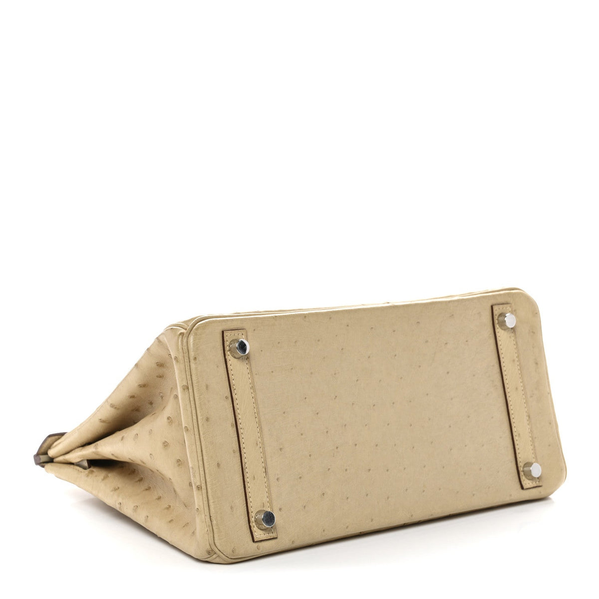 Ostrich Birkin 30 Parchemin product image 4, provided for visual reference and product detail review