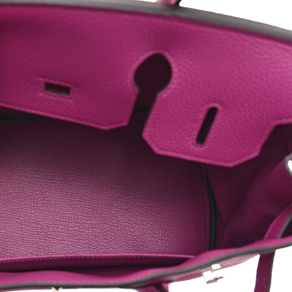 Togo Birkin 30 Rose Pourpre product image 5, provided for visual reference and product detail review