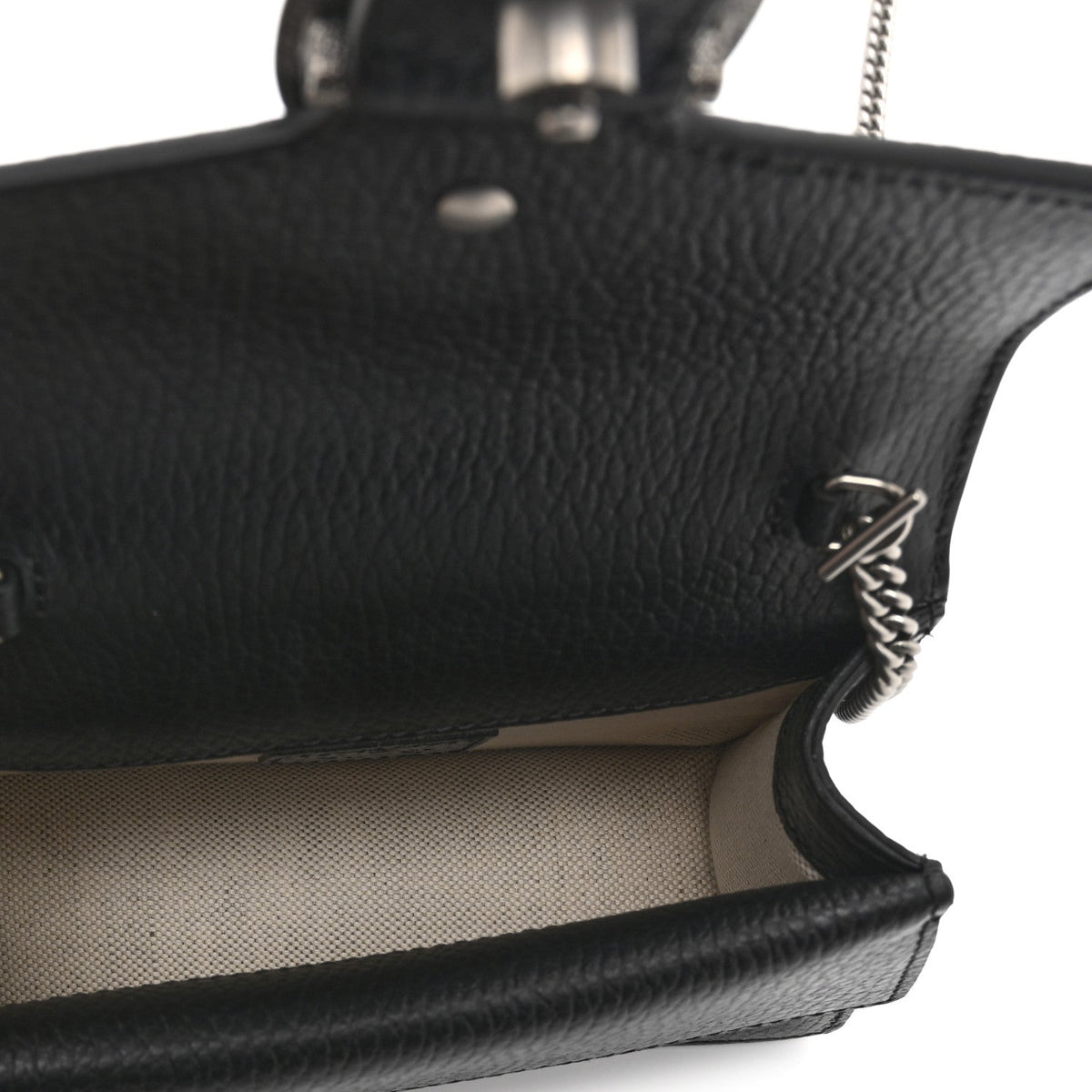 Dollar Calfskin Crystal Mini Dionysus Top Handle Bag Black Crystal product image 5, provided for visual reference and