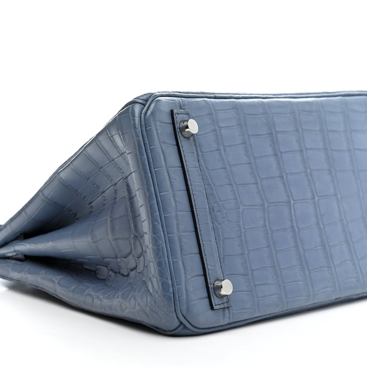 Matte Porosus Crocodile Birkin 30 Bleu Brighton product image 16, provided for visual reference and product detail review