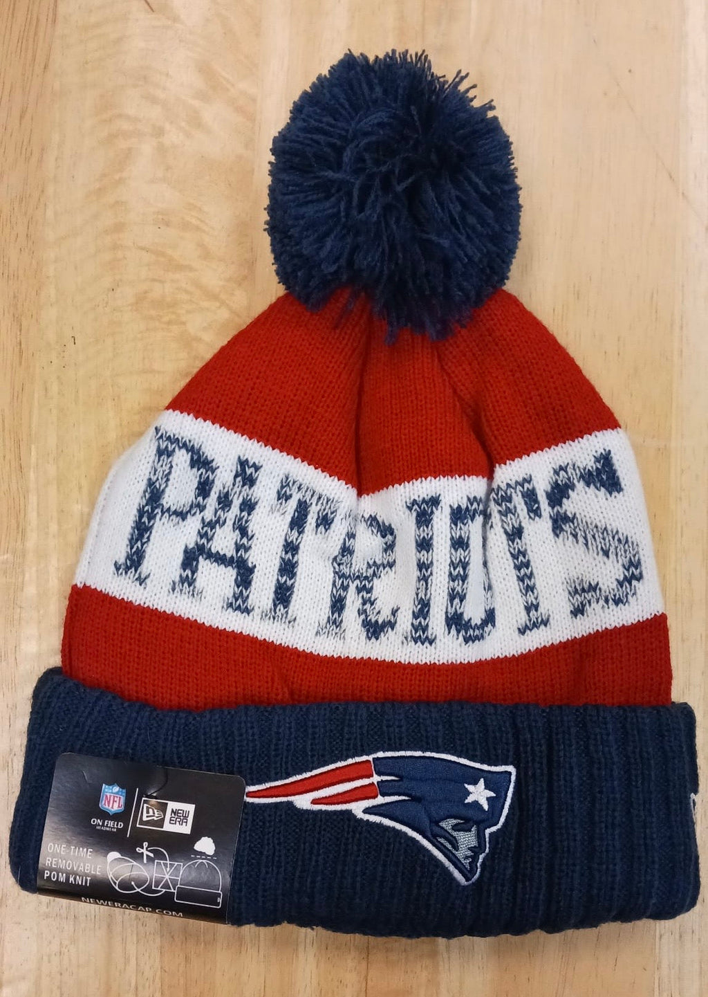 New England Patriots NFL Era winter knit Hat with Pom product image 1