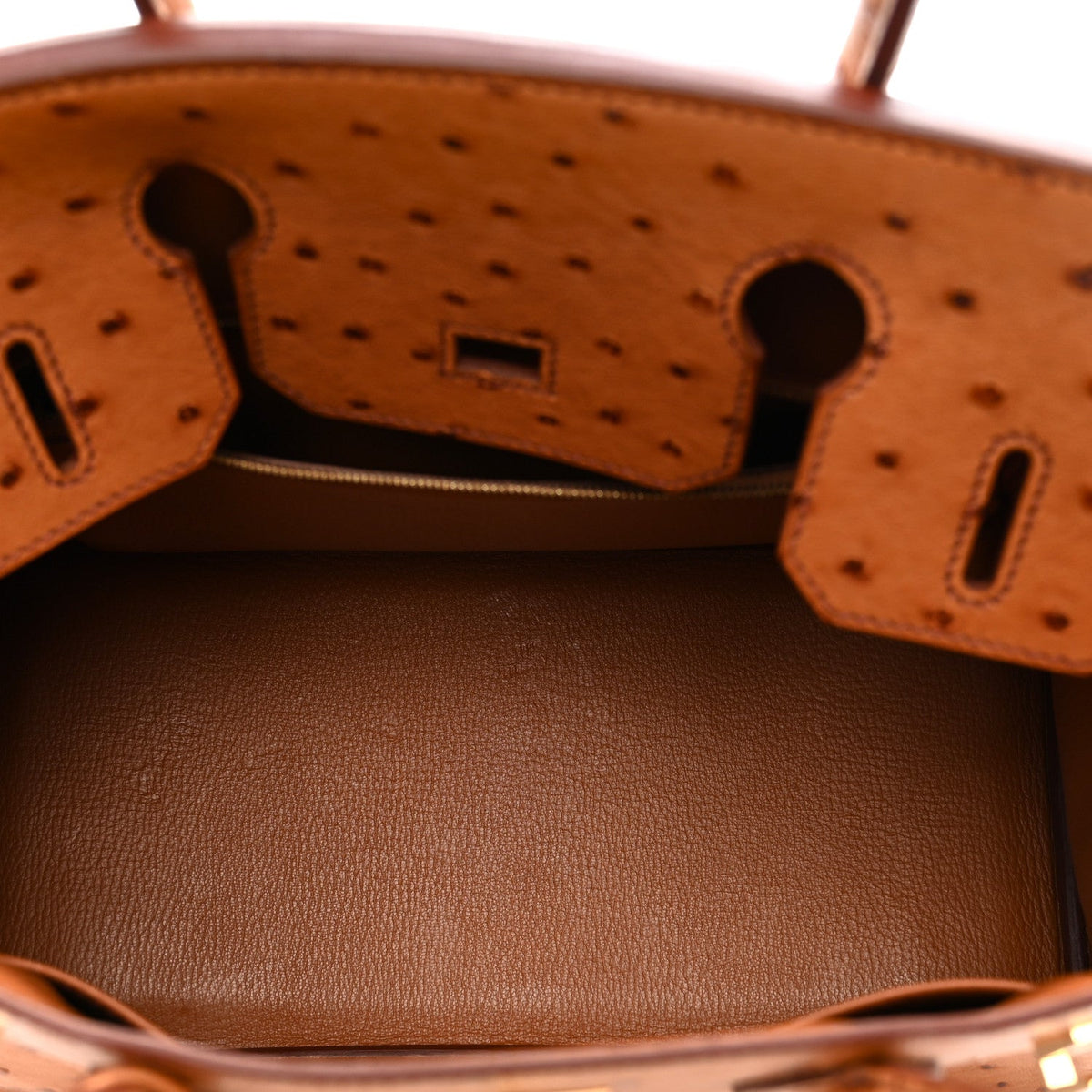 Ostrich Birkin 30 Cognac product image 5, provided for visual reference and product detail review