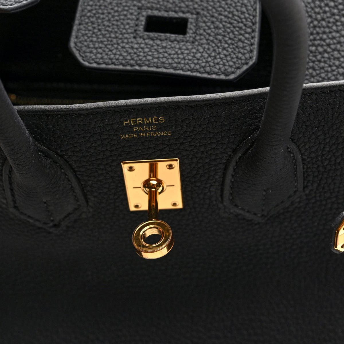 Togo Birkin 25 Black product image 6, provided for visual reference and product detail review
