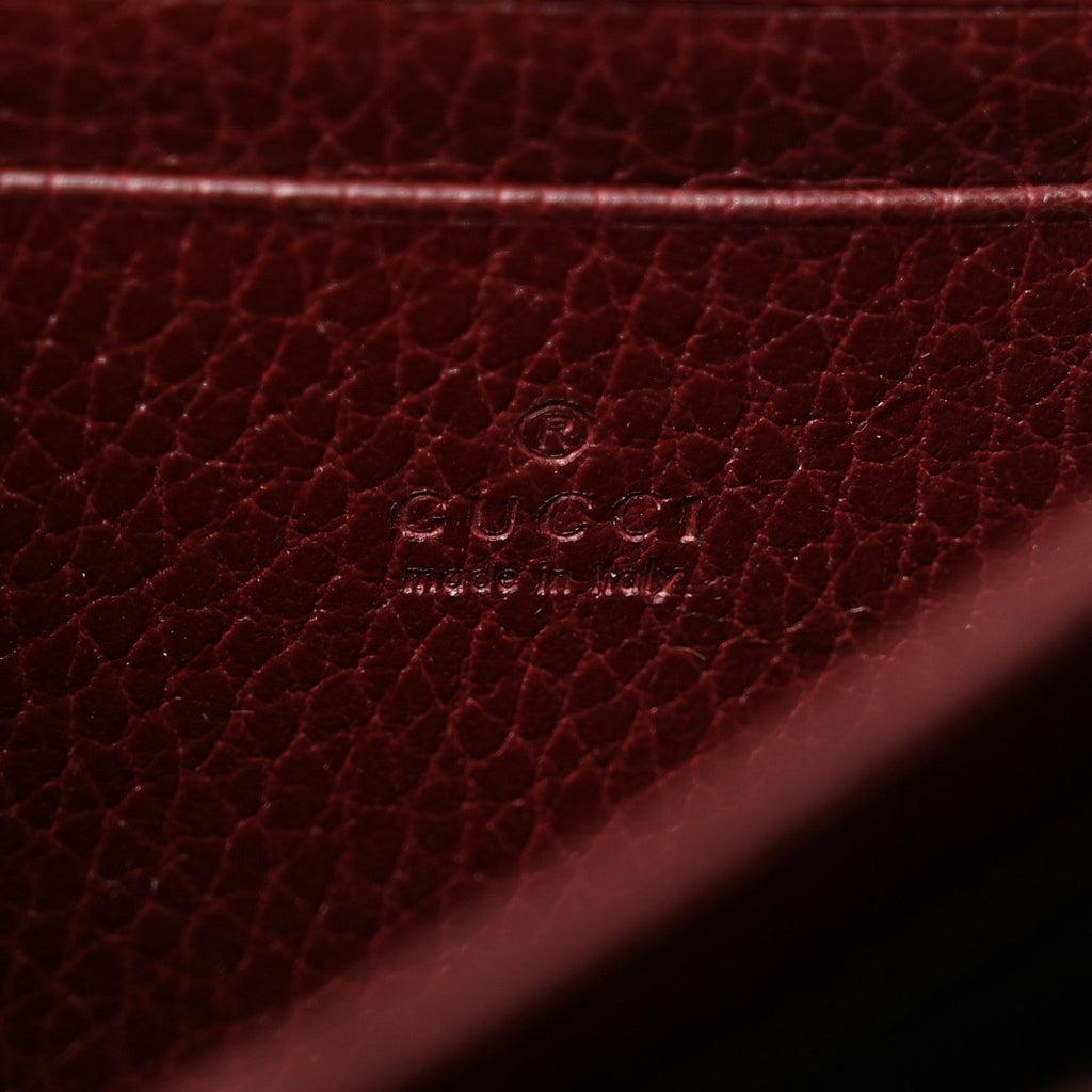 Dollar Calfskin Crystal Mini Dionysus Chain Wallet Vintage Bordeaux product image 6, provided for visual reference and