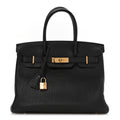 Togo BIRKIN 30 Black product image 1, provided for visual reference and product detail review
