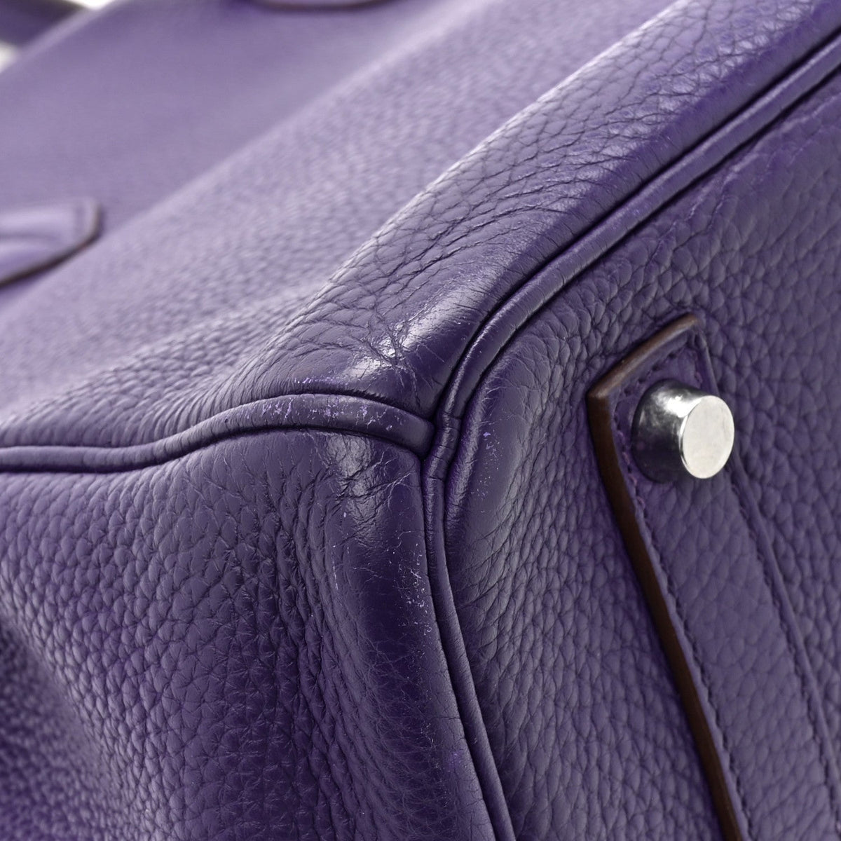 Taurillon Clemence Birkin 35 Iris product image 11, provided for visual reference and product detail review
