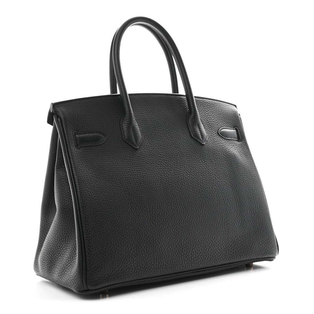 Togo Birkin 30 Black product image 3, provided for visual reference and product detail review