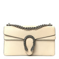 Dollar Calfskin Crystal Small Dionysus Shoulder Bag Mystic White product image 1, provided for visual reference and product