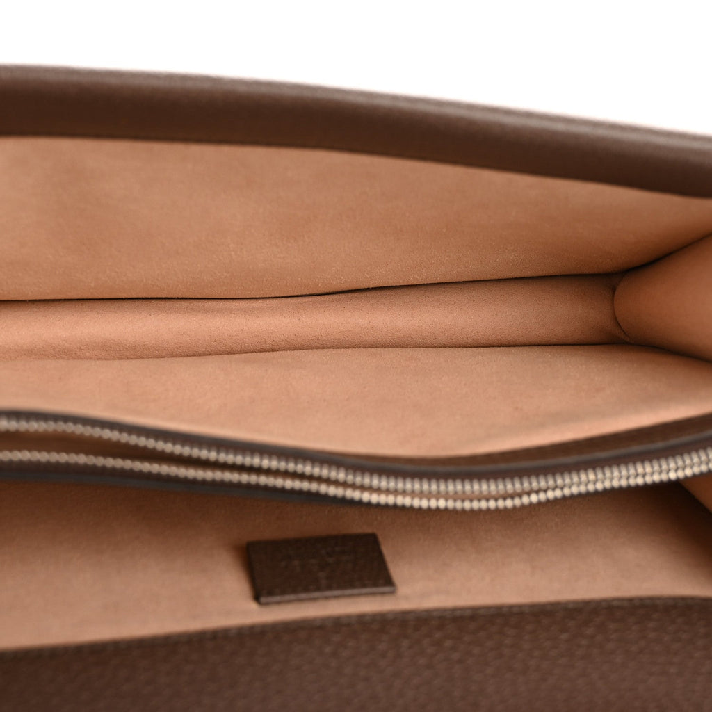 GG Supreme Monogram Textured Dollar Calfskin Top Handle Dionysus Shoulder Bag Beige Ebony New Acero product image 5,