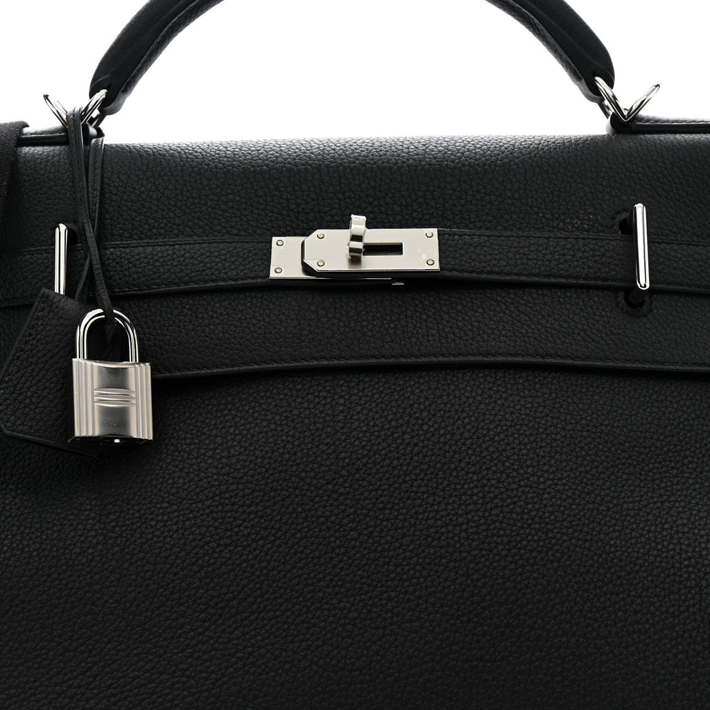 Togo Maxi Kelly Retourne 42 Black product image 9, provided for visual reference and product detail review