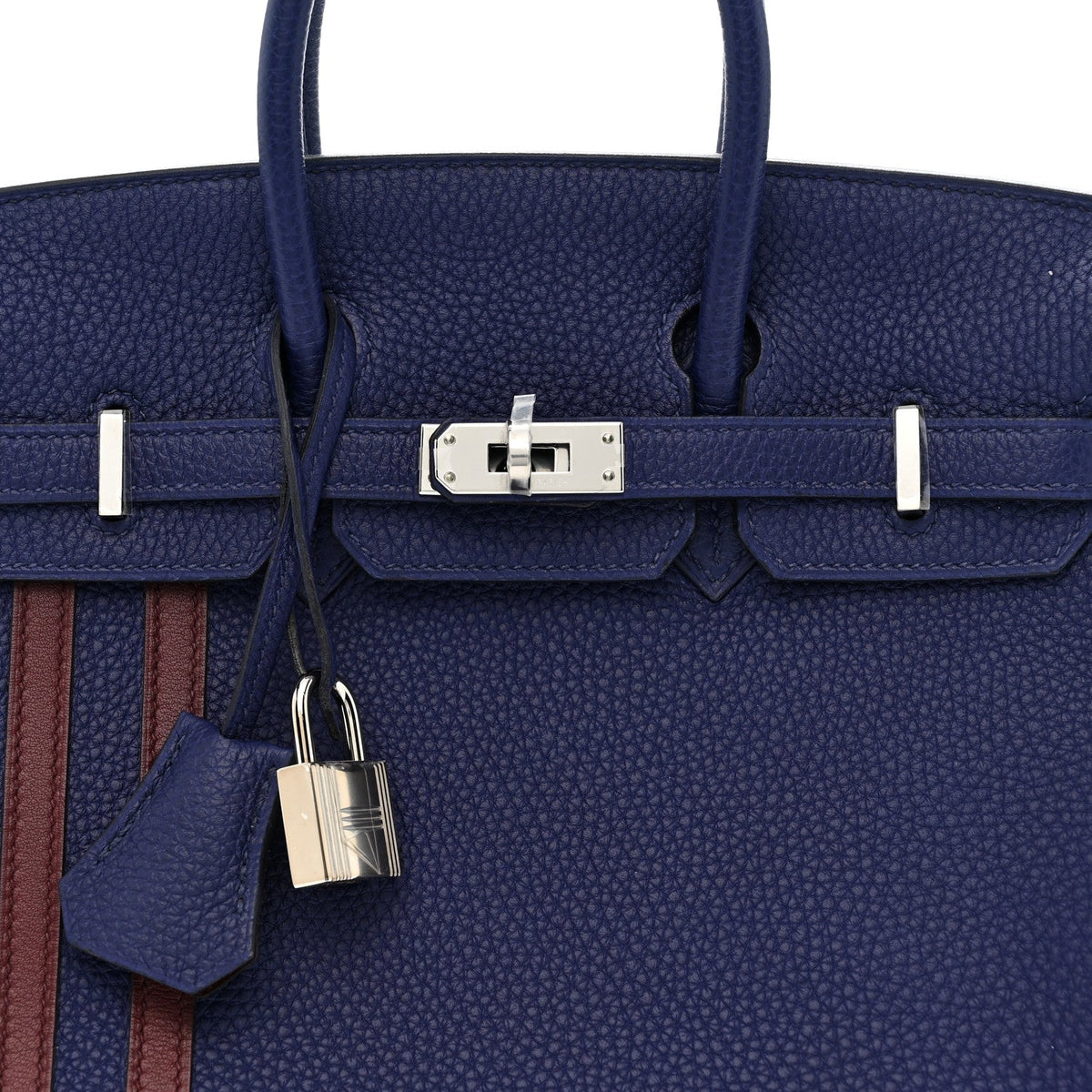 Togo Swift Officier Birkin 25 Bleu Encre Bordeaux product image 8, provided for visual reference and product detail review