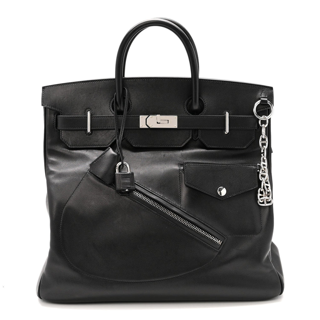 Veau Volupto Rock HAC Birkin 40 Black product image 1, provided for visual reference and product detail review