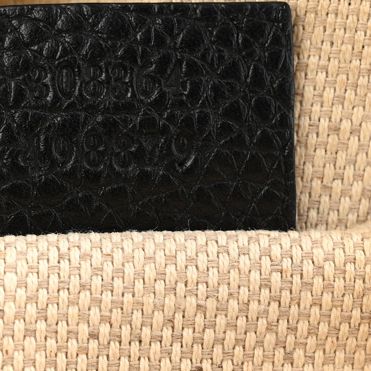 Pebbled Calfskin Small Soho Disco Bag Black product image 7, provided for visual reference and product detail review