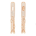 Hermes Kelly Gavroche Full Diamond 18K Gold Earrings product image 1, provided for visual reference and product detail review