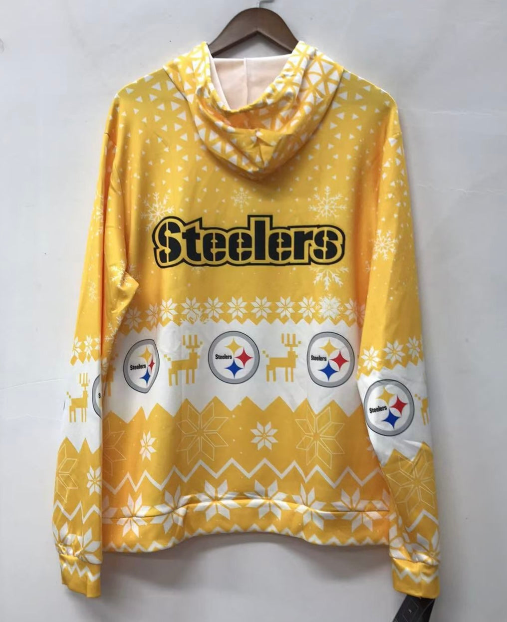 Pittsburgh Steelers holiday sweater hoodie product image 2