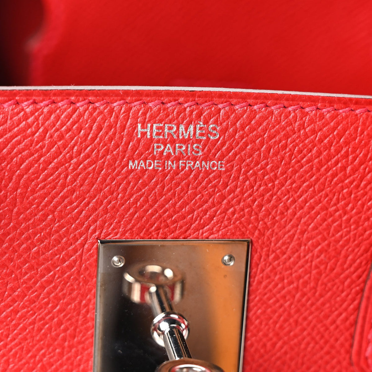 Epsom Birkin 30 Rouge Vif product image 6, provided for visual reference and product detail review