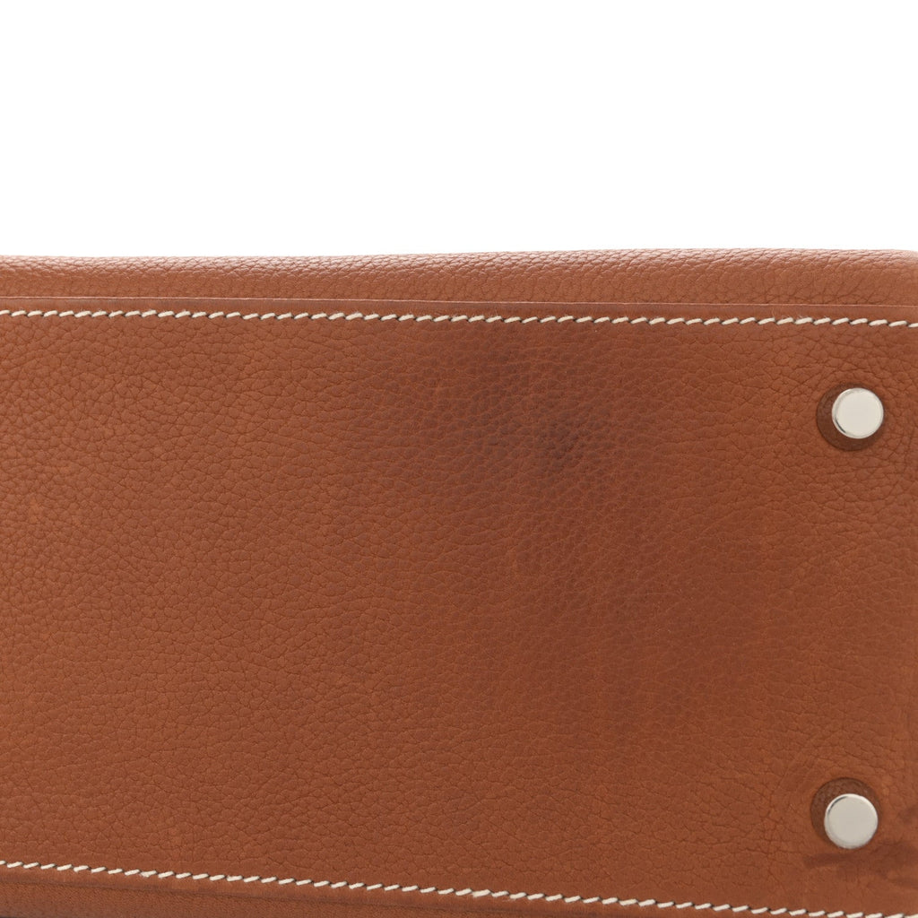 Barenia Faubourg Kelly Retourne 28 Fauve product image 11, provided for visual reference and product detail review