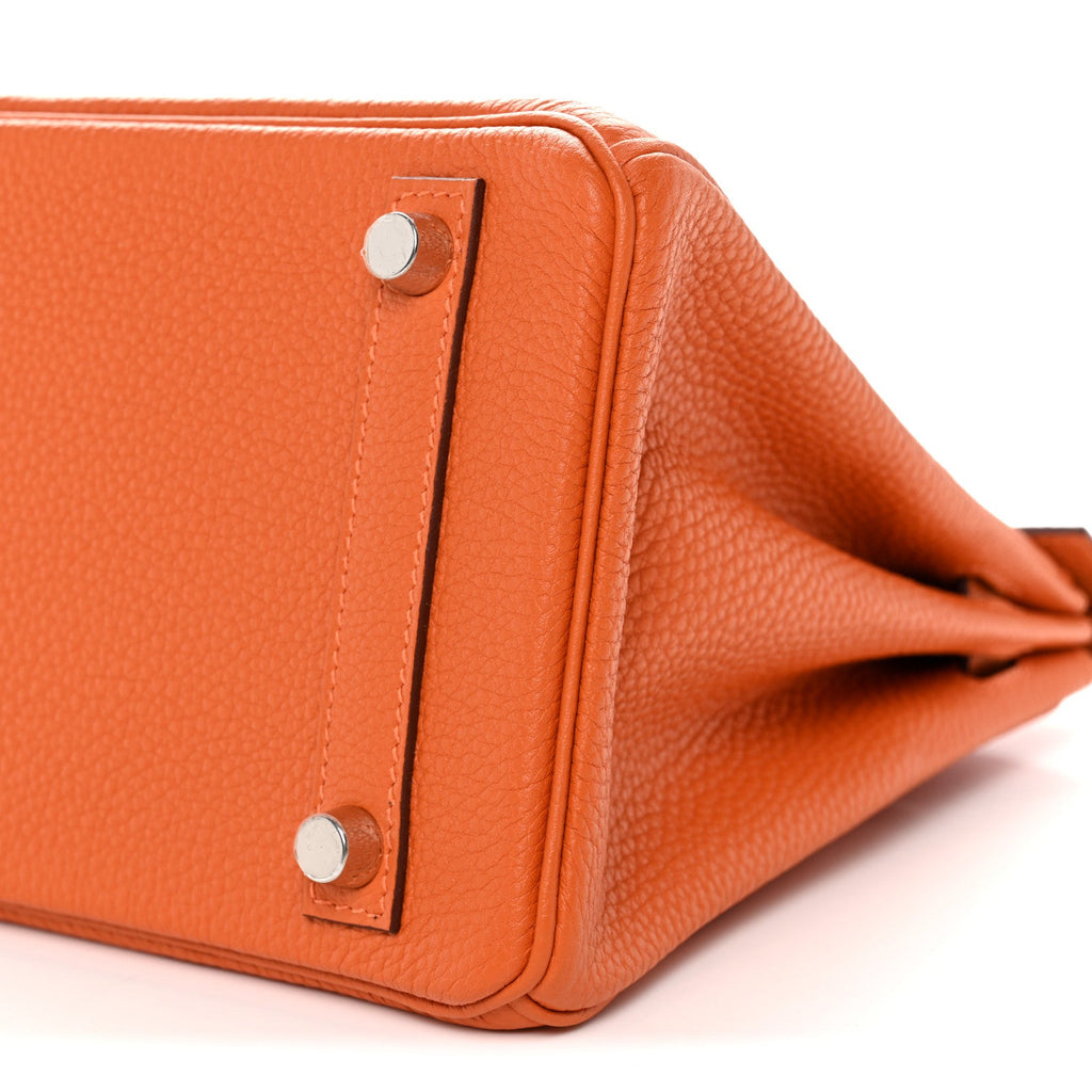 Togo Birkin 25 Orange product image 10, provided for visual reference and product detail review