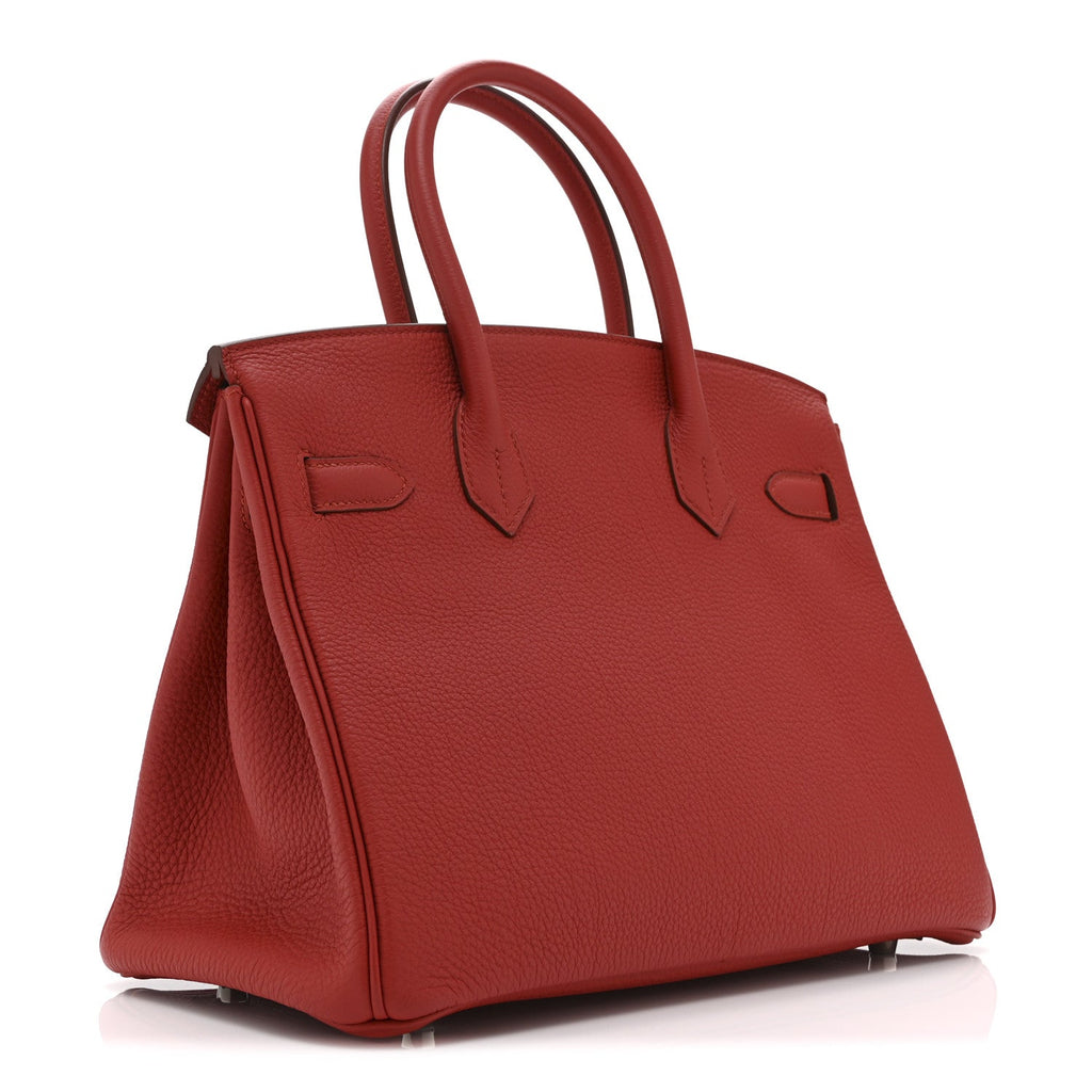 Togo Birkin 30 Vermillion product image 3, provided for visual reference and product detail review