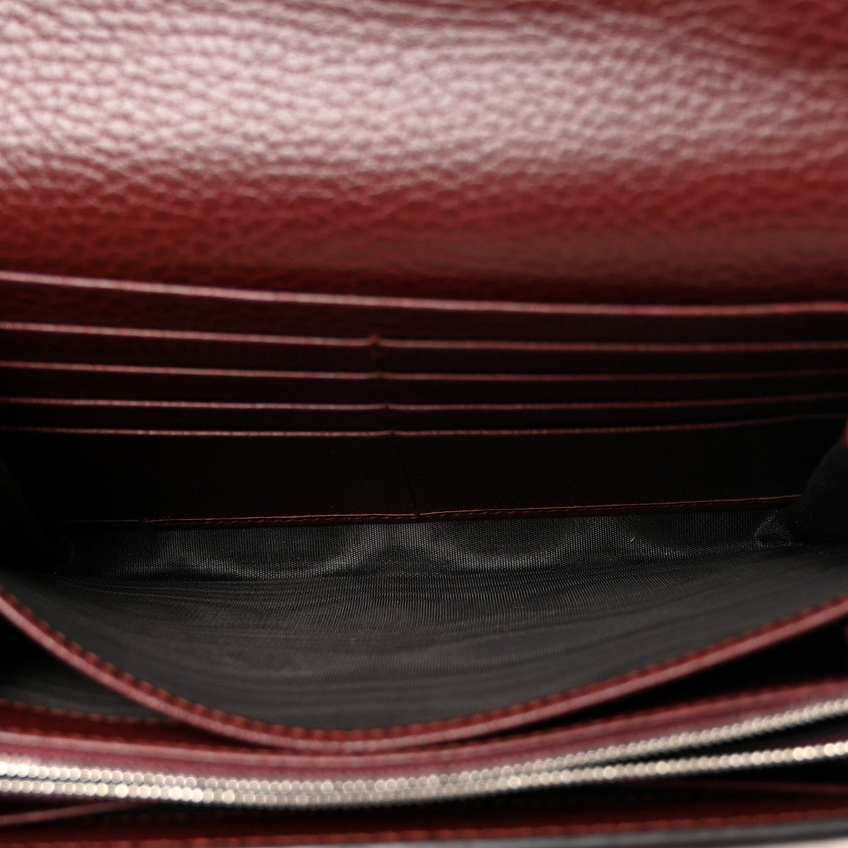 Dollar Calfskin Crystal Mini Dionysus Chain Wallet Vintage Bordeaux product image 5, provided for visual reference and