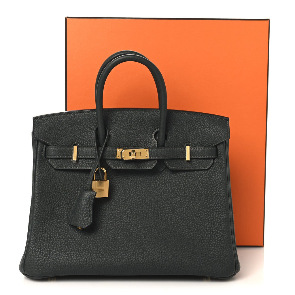 Togo Birkin 25 Vert Fonce product image 13, provided for visual reference and product detail review