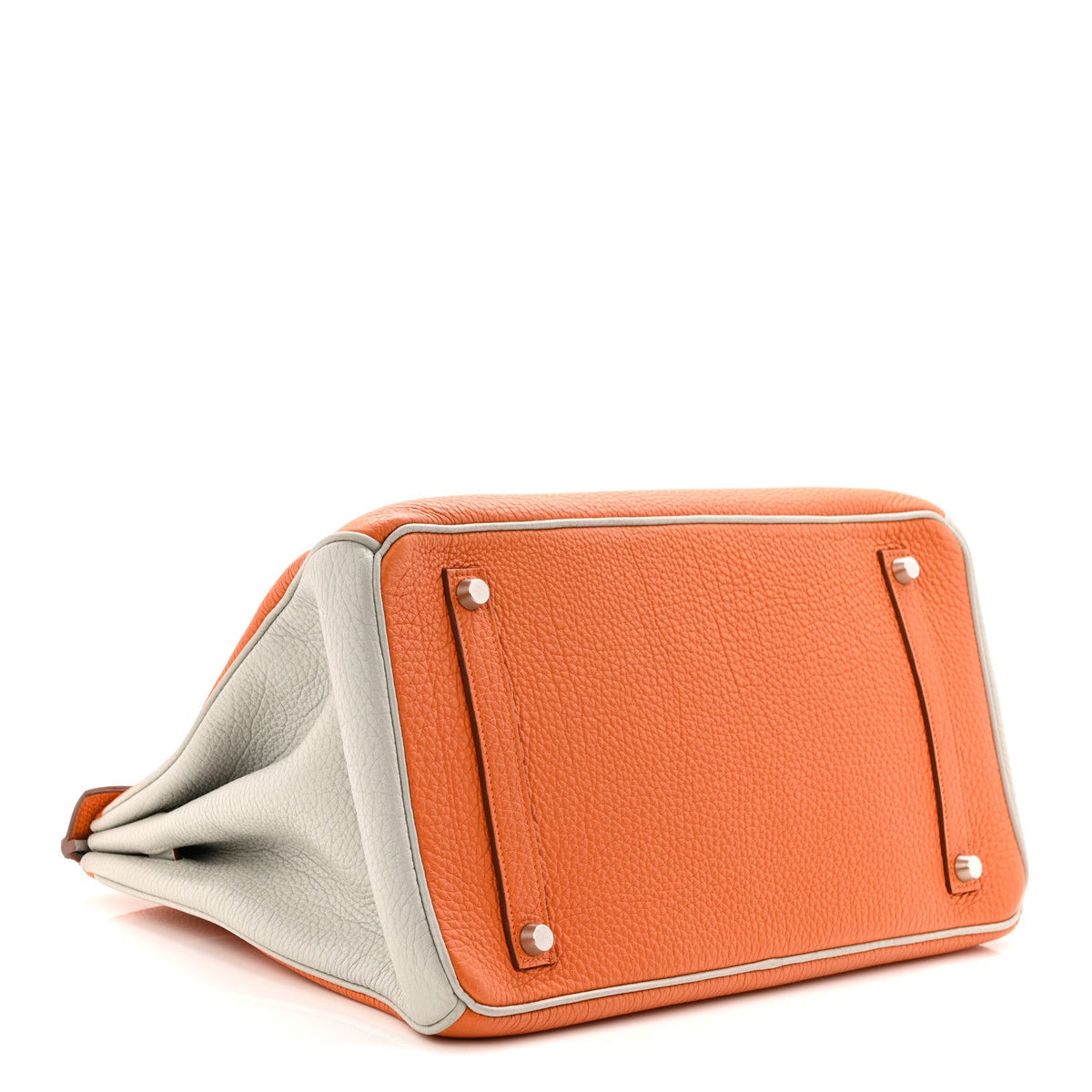 Togo Horseshoe Birkin 35 Orange Gris Perle product image 4, provided for visual reference and product detail review