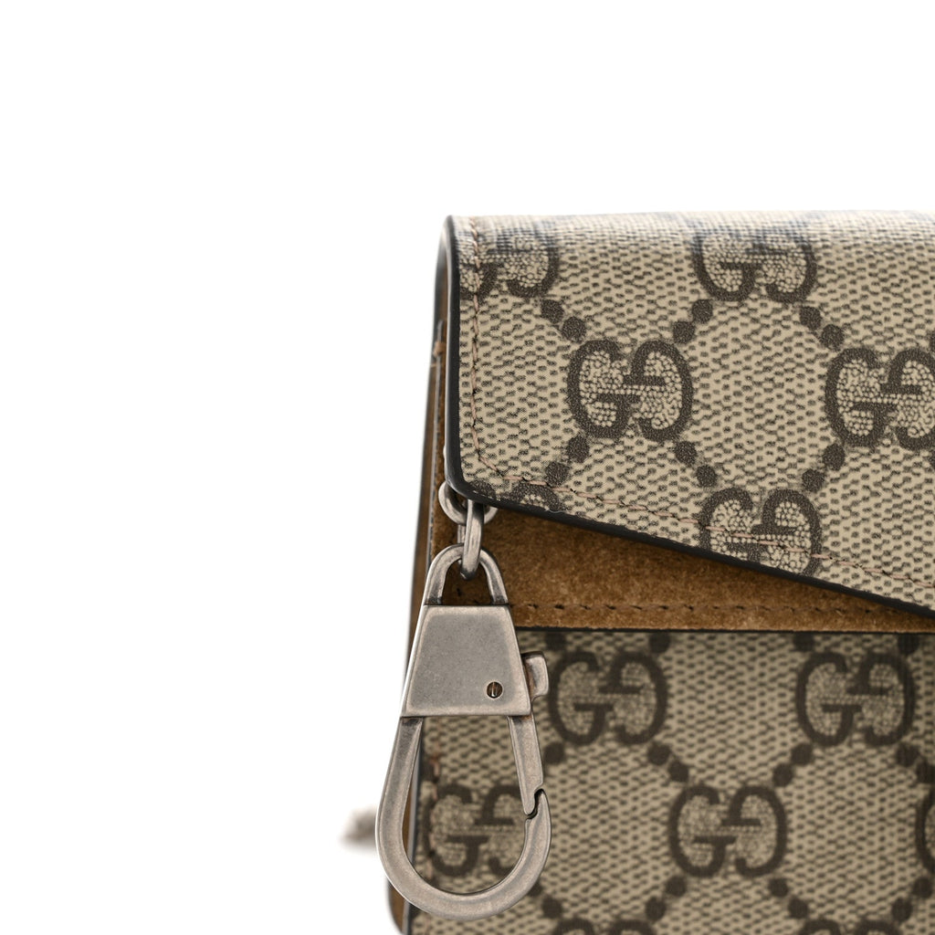 GG Supreme Monogram Super Mini Dionysus Shoulder Bag Taupe product image 11, provided for visual reference and product