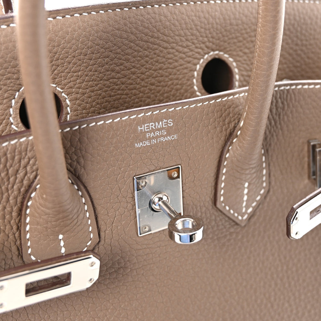 Togo Birkin 25 Etoupe product image 6, provided for visual reference and product detail review