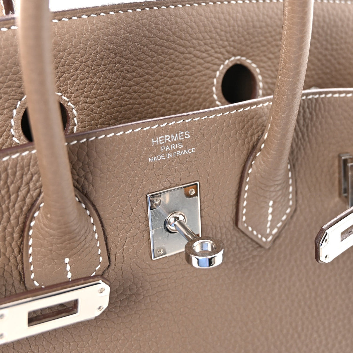 Togo Birkin 25 Etoupe product image 6, provided for visual reference and product detail review
