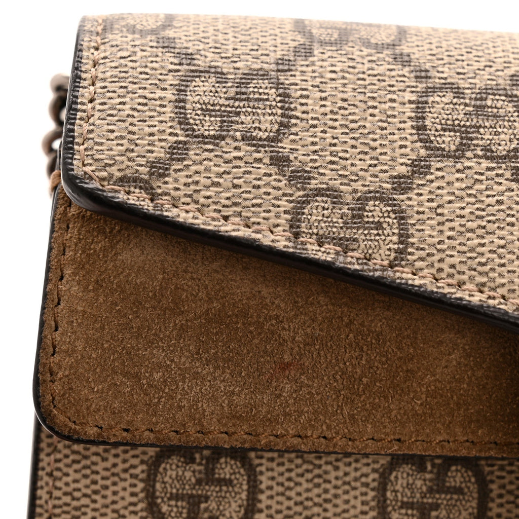 GG Supreme Monogram Super Mini Dionysus Shoulder Bag Taupe product image 11, provided for visual reference and product