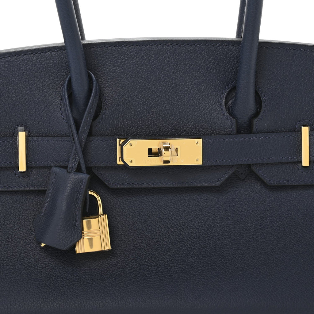 Evercolor Shoulder Birkin Light 29 Bleu Abysse product image 8, provided for visual reference and product detail review