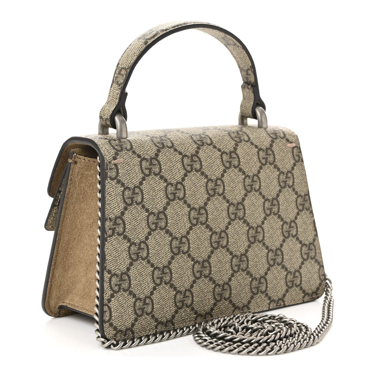 GG Supreme Monogram Mini Dionysus Top Handle Bag Taupe product image 3, provided for visual reference and product detail