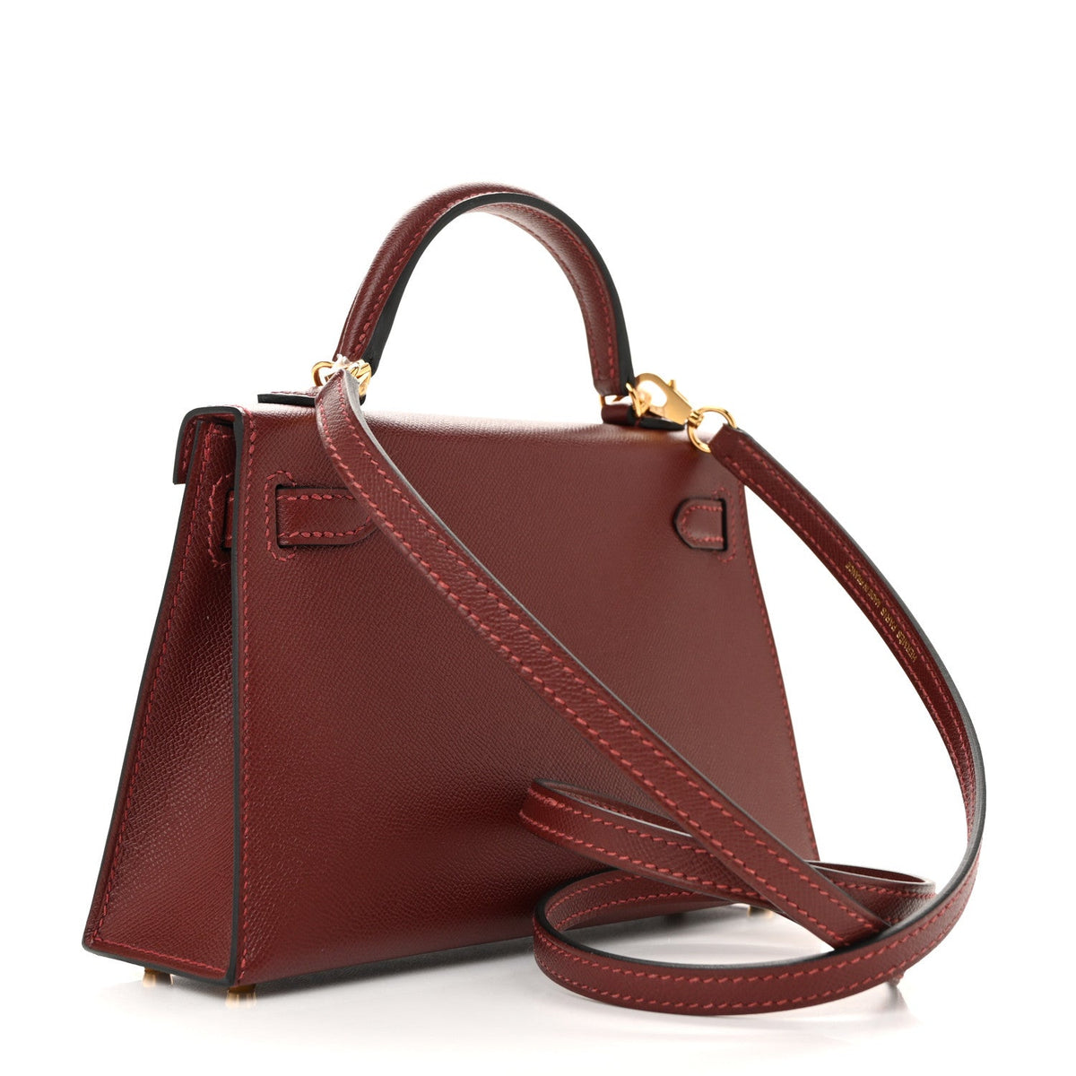 Madame Calfskin Mini Kelly Sellier 20 Rouge H product image 3, provided for visual reference and product detail review