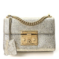 Galassia Small Padlock Shoulder Bag Platino product image 1, provided for visual reference and product detail review