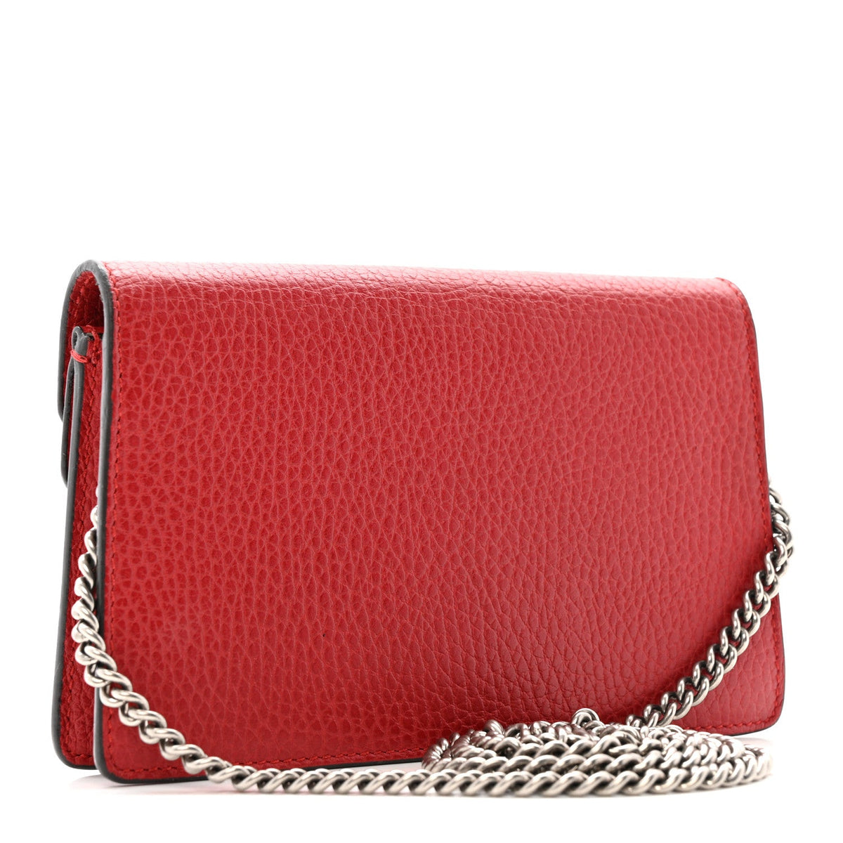 Calfskin Super Mini Dionysus Shoulder Bag Hibiscus Red product image 3, provided for visual reference and product detail