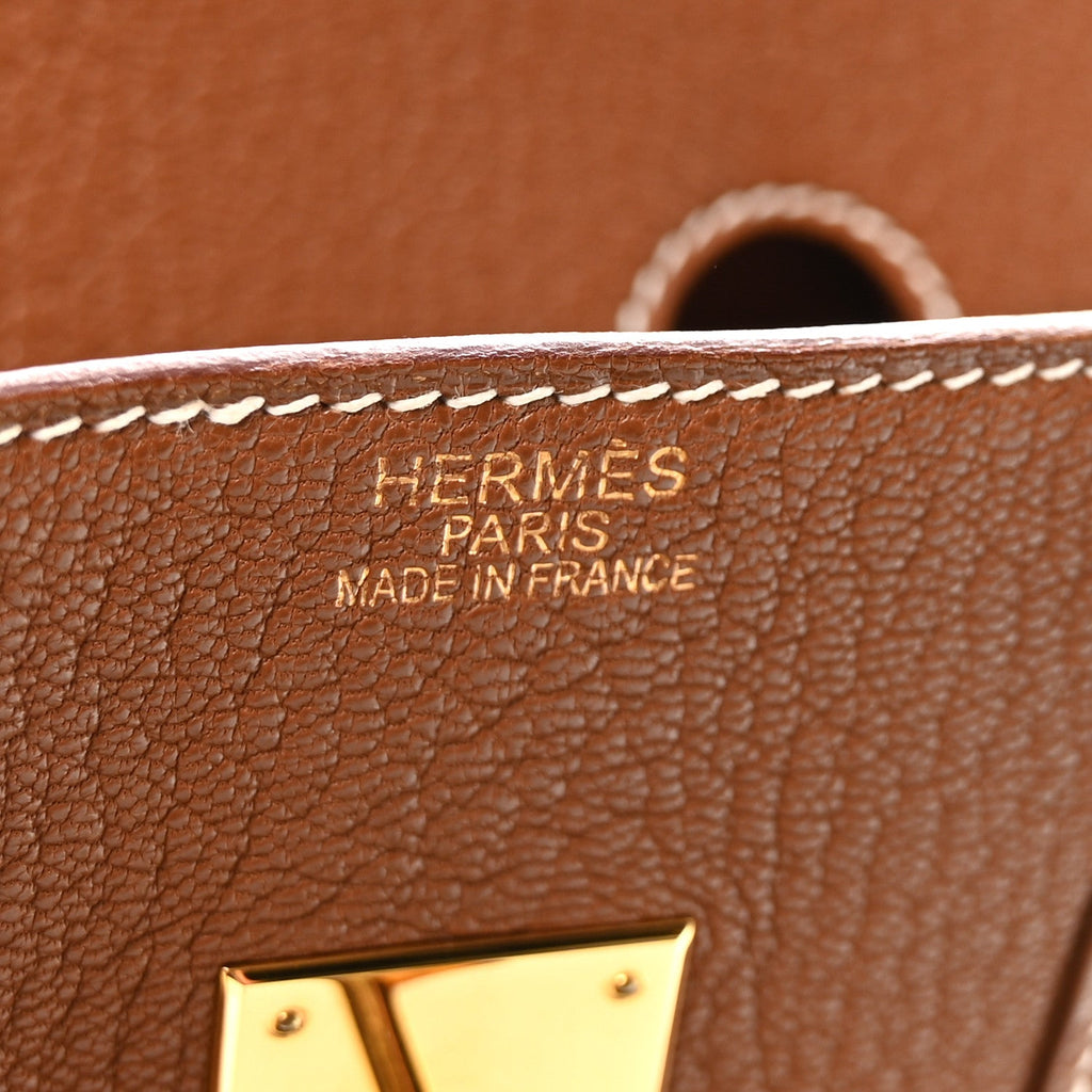 Chevre de Coromandel HAC Birkin 36 Gold product image 6, provided for visual reference and product detail review