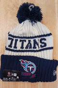 Tennessee Titans Official NFL New Era winter Hat with Pom product image 1