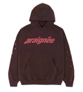 Sp5der Arraignee Hoodie Brown product image 1, provided for visual reference and product detail review