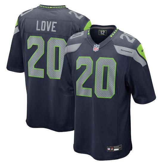Julian Love Seattle Seahawks Official NFL Nike jersey blue product image 1