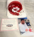 Travis Kelce Autographed Kansas City Chiefs Mini Helmet product image 1