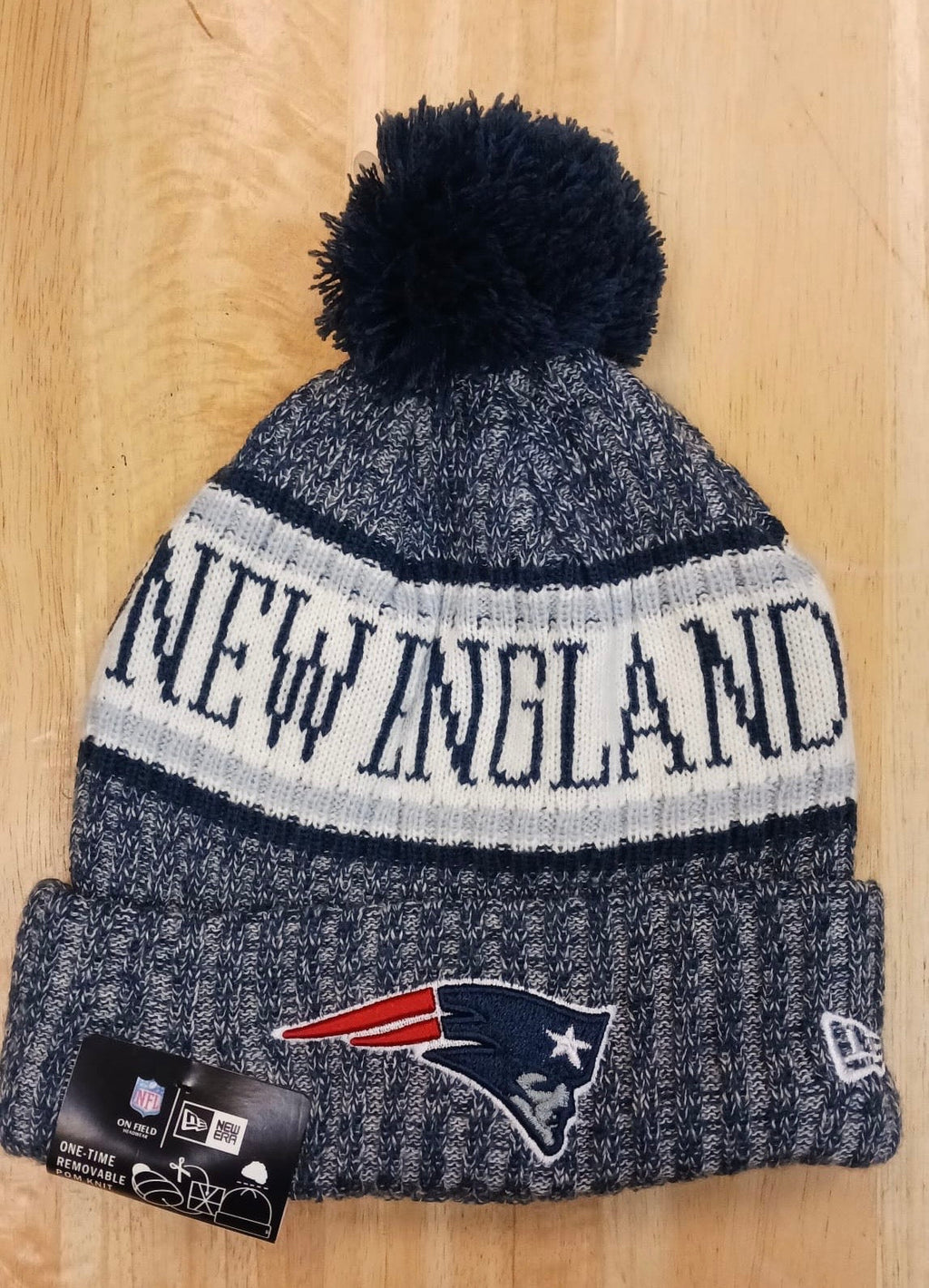 New England Patriots NFL Era winter knit Hat with Pom product image 1